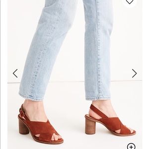 Crisscross high heel sandal from Madewell.